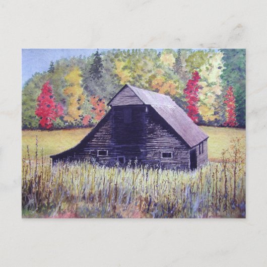 Autumn Field — briefkaart (Voorkant)