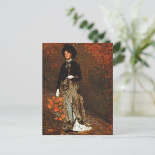 Autumn Fine Art Winslow Homer Briefkaart (Staand voorkant)