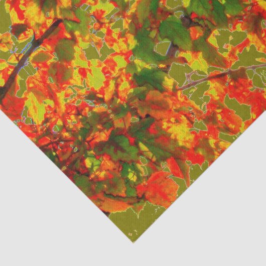 'Autumn Fire' Tissue Paper Tissuepapier (Detail)