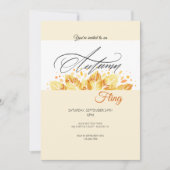 Autumn Fling Kaart (Voorkant)