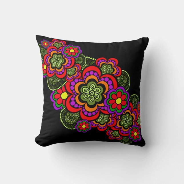 Autumn Floral 2 Pillow Kussen (Voorkant)