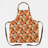 Autumn Floral Apron Schort (Voorkant)