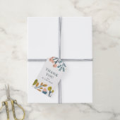 Autumn Floral Hartelijk dank Cadeaulabel (Met Touw)