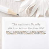 Autumn Floral het Etiketten van het Adres van de T (Insitu)