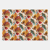 Autumn Floral Inpakpapier Vel (Voorkant 2)