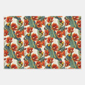 Autumn Floral Inpakpapier Vel (Voorkant)