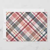 Autumn Floral Owl Foto Birthday Kaart (Achterkant)