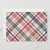 Autumn Floral Owl Hartelijk dank Bedankkaart (Achterkant)