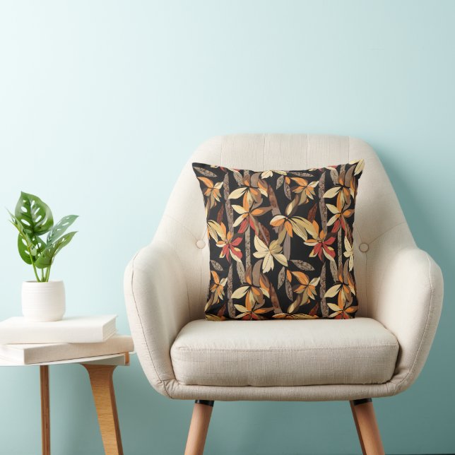 Autumn Floral Pattern Kussen (Stoel)