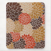 Autumn floral pattern muismat (Voorkant)