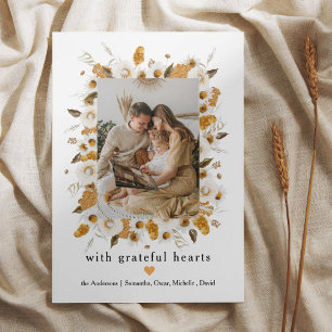 Autumn Floral Photo Lijst   THANKSGIVING