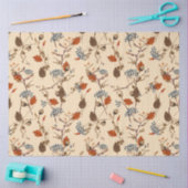 Autumn Floral Pinecone Gift Wrapping Tissue Paper Tissuepapier (Craft)