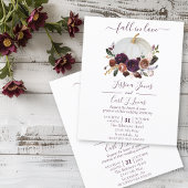 Autumn Floral Pumpkin Boho Wedding Herfst