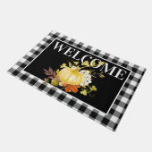 Autumn Floral Pumpkin Welcome Doormat Deurmat (Schuin)