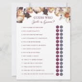 Autumn Floral raad eens wie de schoeisel van de br Kaart (Voorkant)