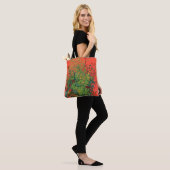 Autumn Floral Rowan Leaves, ElderBerries op Sinaas Tote Bag (Op model)