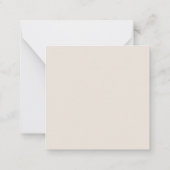 Autumn Floral RSVP Card Notitiekaartje (Achterkant)