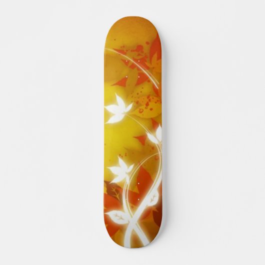 Autumn Floral Skateboard (Voorkant)