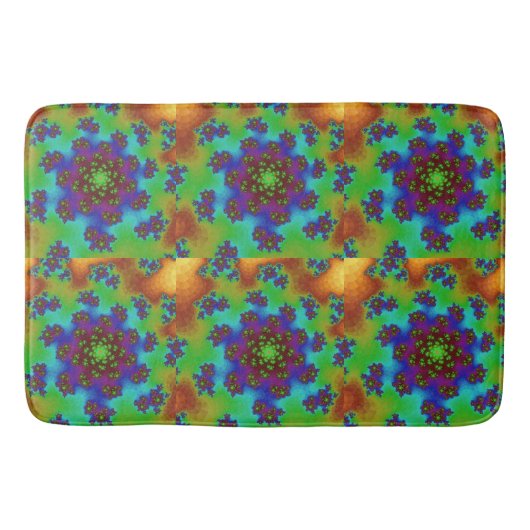 Autumn Floral Sprinkles Badmat (Voorkant)