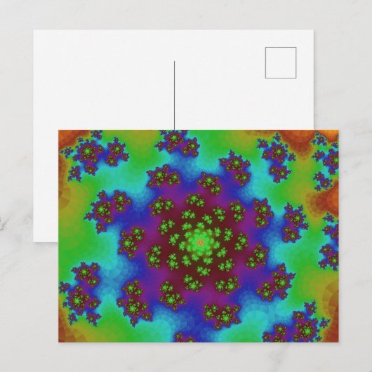 Autumn Floral Sprinkles Briefkaart (Voorkant / Achterkant)