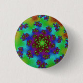 Autumn Floral Sprinkles Ronde Button 3,2 Cm (Voorkant)