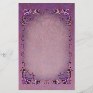 Autumn Floral Stationery Briefpapier