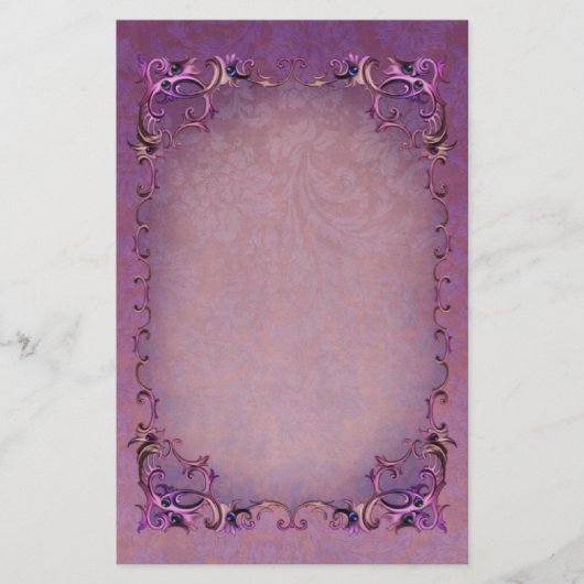 Autumn Floral Stationery Briefpapier (Voorkant)
