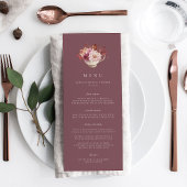 Autumn Floral Teacup Herfst Vrijgezellenfeest Menu