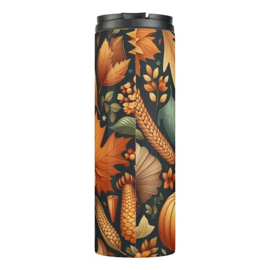 Autumn Floral Thermosbeker (Achterkant)