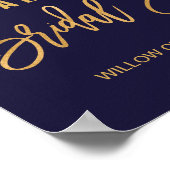 Autumn Floral Vrijgezellenfeest Welkom Poster (Hoek)