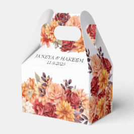 Autumn Floral Wedding Bedankdoosjes
