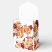 Autumn Floral Wedding Bedankdoosjes (Geopend)