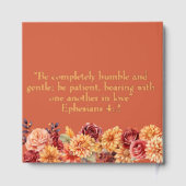 Autumn Floral Wedding Gastenboek (Achterkant)