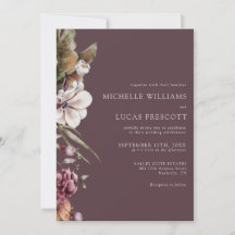 Autumn Floral Wedding