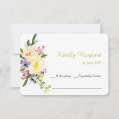 Autumn Floral Wedding RSVP (Voorkant)