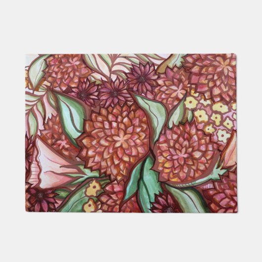 Autumn Florals Deurmat (Voorkant)