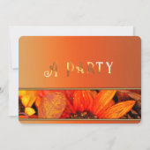 Autumn Florals uitnodiging (Voorkant)