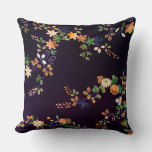Autumn Flower and Leaf, Japans design Kussen