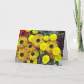 Autumn Flower Bouquet Bedankkaart (Voorkant)