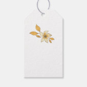 Autumn flower cadeaulabel (Voorkant)