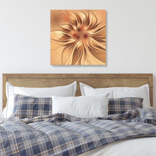 Autumn Flower Canvas Afdruk (Insitu (Slaapkamer))