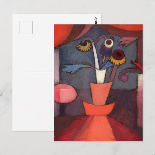 Autumn Flower, , Cubism and Surrealism Briefkaart (Voorkant / Achterkant)