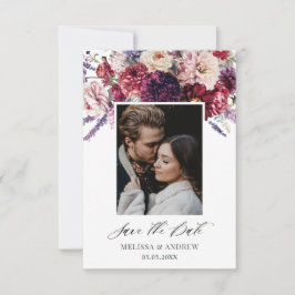 Autumn Flower Dahlia Bunch Herfst Sla de datum op Save The Date