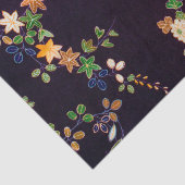 Autumn Flower & Leaf, Japans ontwerp Tissuepapier (Detail)