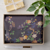 Autumn Flower & Leaf, Japans ontwerp Tissuepapier (Geschenk)