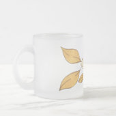 Autumn flower matglas koffiemok (Links)