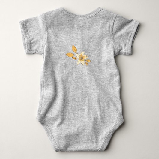 Autumn flower romper (Achterkant)