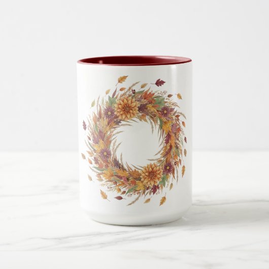 Autumn Flowers and Leaves beroemd gemaakt door Nat Mok (Midden)