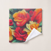 Autumn Flowers Bad Handdoek (Wasdoekje)