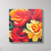 Autumn Flowers Canvas Afdruk (Voorkant)